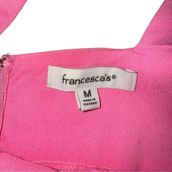 Francesca's Women's Miley Square Neck Midi Dress Size Medium - Picture 7 of 8